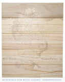 Schwierigkeit: Hoch Holz 40x50cm Holz auf Rahmen Romanze am Pariser Eifelturm - Woodpainting