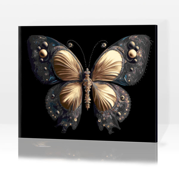 Schmetterling, Golden Dream - Malen nach Zahlen