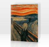 Schwierigkeit: Hoch Klassische Kunst Edvard Munch, Der Schrei - Malen nach Zahlen