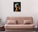 Schwierigkeit: Mittel Klassische Kunst Johannes Vermeer, Das Mädchen mit dem Perlenohrring - Malen nach Zahlen