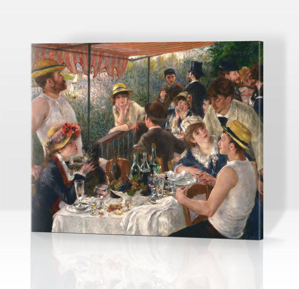 Schwierigkeit: Hoch Klassische Kunst Pierre Auguste Renoir, Mittagessen auf dem Boot- Malen nach Zahlen